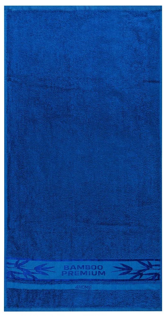 4Home Bamboo Premium törölköző és fürdőlepedő szett kék, 70 x 140 cm, 50 x 100 cm