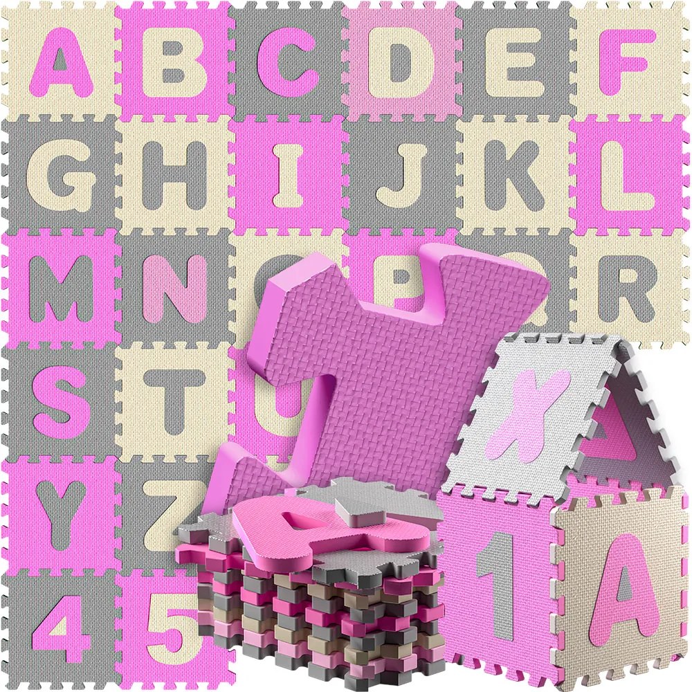 Spielwerk® Gyerek játszószőnyeg - rózsaszín