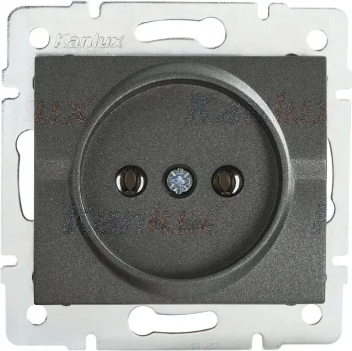 Logi grafit tápcsatlakozó aljzat Kanlux 25262