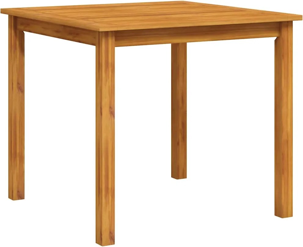 vidaXL tömör akácfa kerti asztal 85 x 85 x 74 cm
