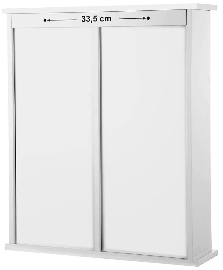 Fürdőszoba szekrény fali tároló, függesztett sarokpolc 60 x 18 x 71 cm