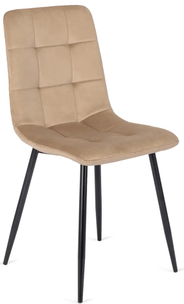 Étkezőszett HARRY asztal 102–142 cm artisan tölgy/fekete + 6 PERU szék bézs