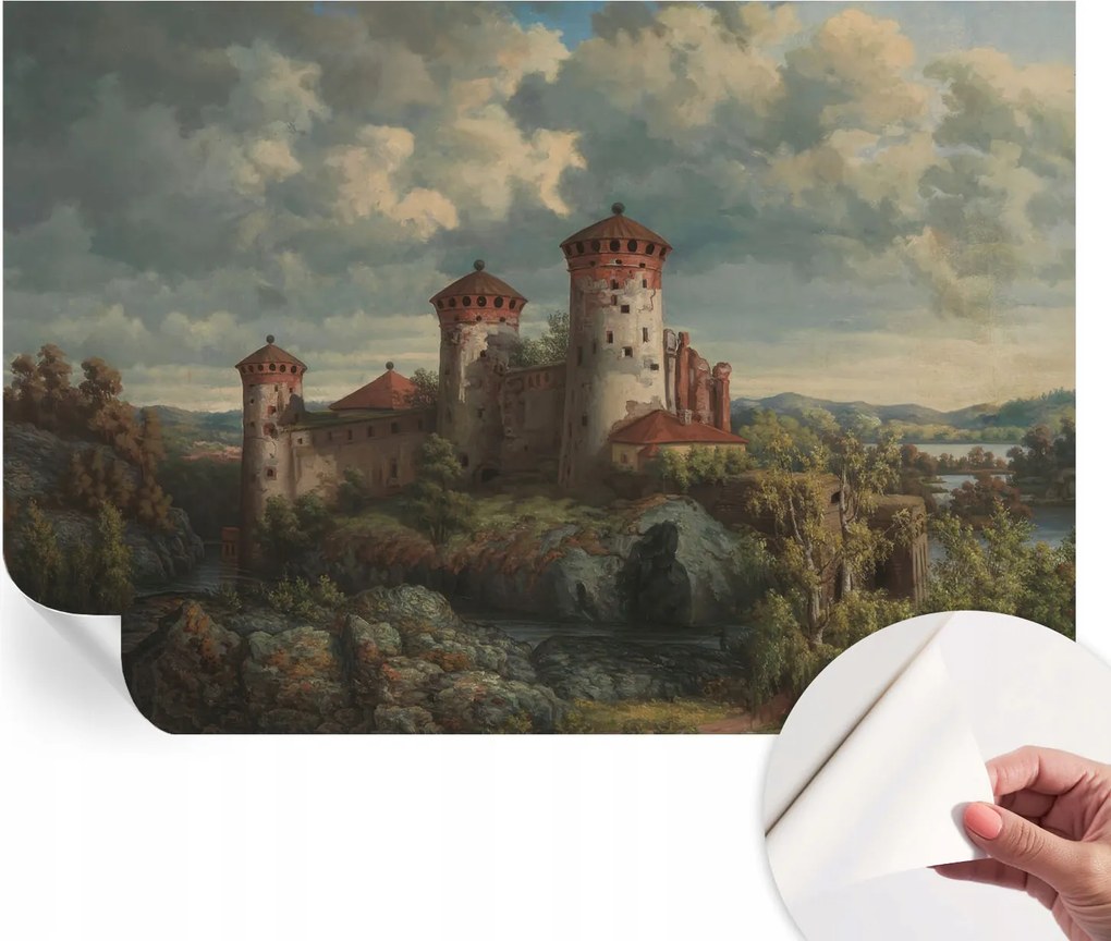 Öntapadós fotótapéta Falra 3D Loft Romantikus táj 152x104 cm