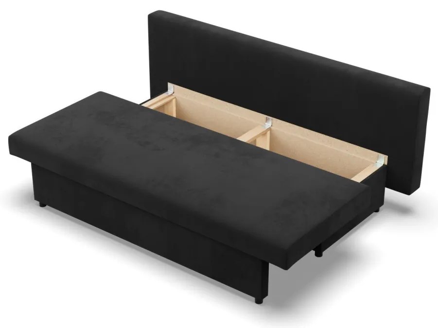 Sony kanapé, szövet anyag, bonell töltet, fekete