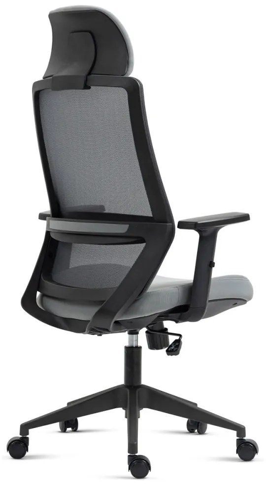 KA-V324 Scaun pivotant de birou gri cu braț 4D