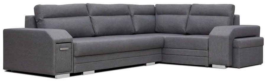 Sarokkanapé Alfredo (sötétszürke Lincoln 90) (J). 601379
