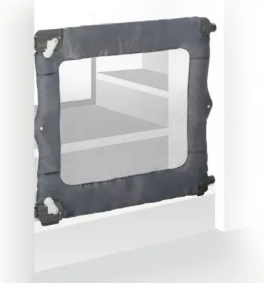 Safety 1st - Utazási biztonsági korlát TRAVEL SAFETY szürke