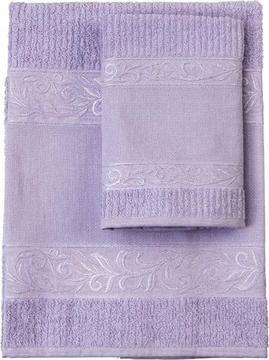 Frottír Pamut Törölköző Szett 60x105 40x55 CM