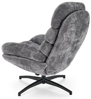 Dario fotel lábtartóval és hintázó funkcióval szürke