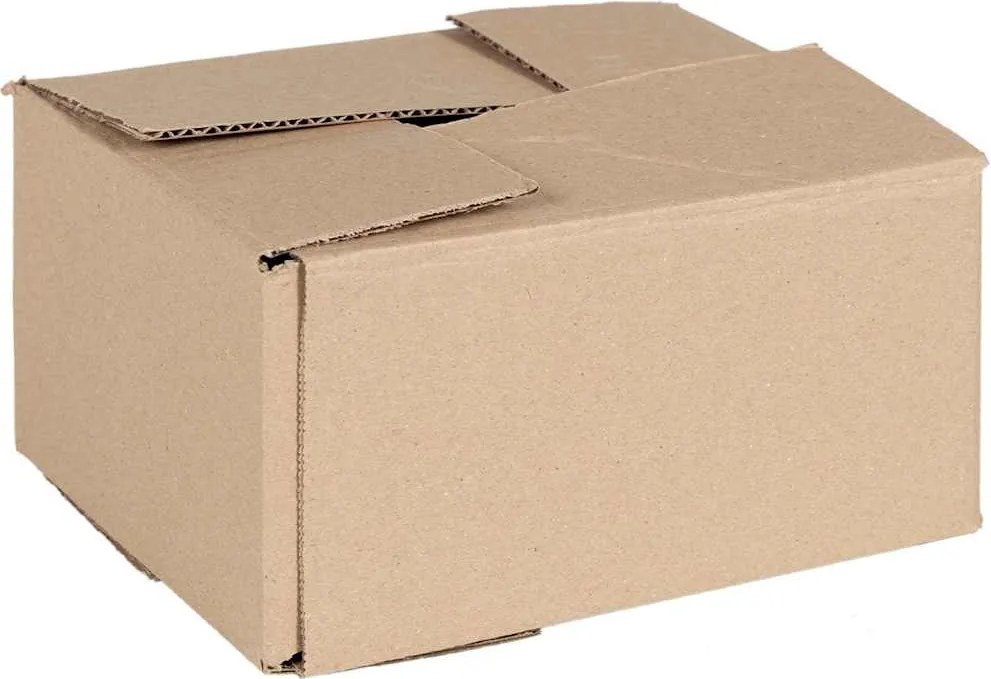 vidaXL Hajtható doboz 50 pcs Természetes 20 x 15 x 10 cm Karton