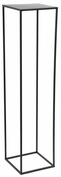 Virágállvány 100x24 cm fekete