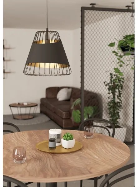 Eglo 49509 - Csillár zsinóron AUSTELL 1xE27/60W/230V