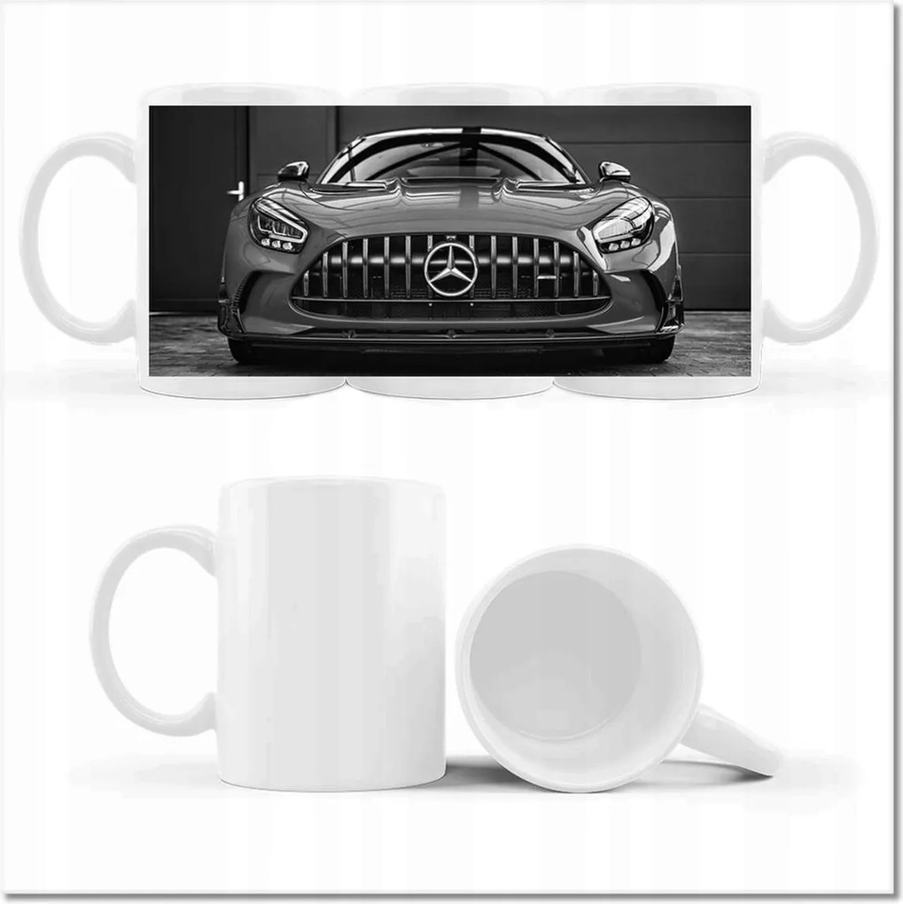 Mercedes sportautó mintás bögre