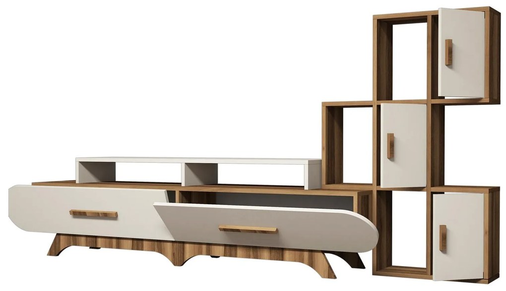 Nappali fal Florian S (dió + krém). Akció -27%. 1088294