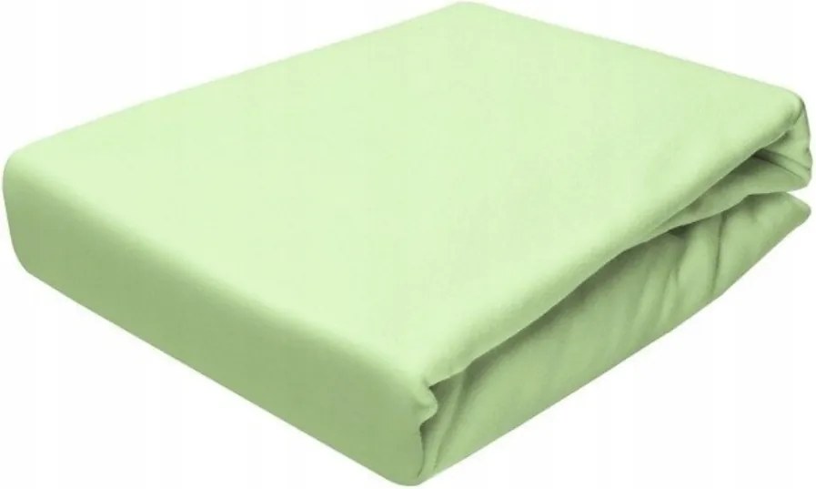 Frottír lepedő gumis 120x200 Seledyn