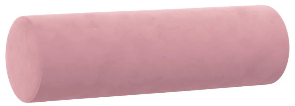 2 személyes rózsaszín bársony kanapé díszpárnákkal 140 cm