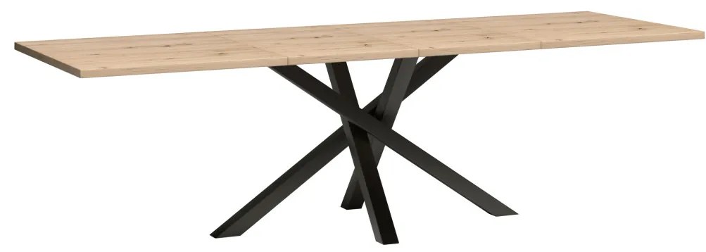 MODERNO C Masă de dining 120x80 cm. Culoare stejar artizanal.