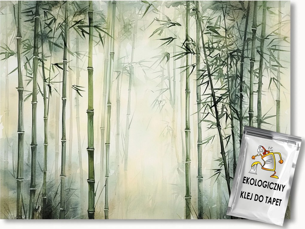 Fotótapéta Flizelina Bambusz Ázsiai Erdő Stílus Meditáció Spa 250x175 ragasztó