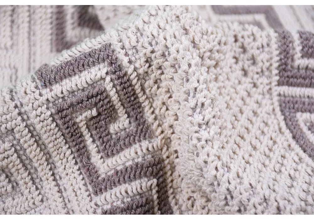 Versace szürkésbézs pamutszőnyeg, 80 x 150 cm - Vitaus