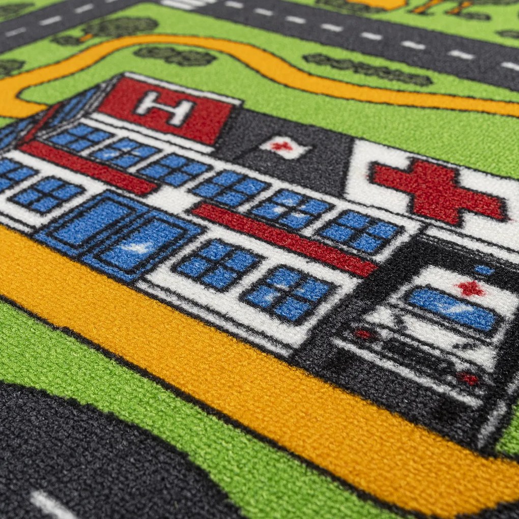 City life gyermekszőnyeg, 95 x 200 cm, 95 x 200 cm