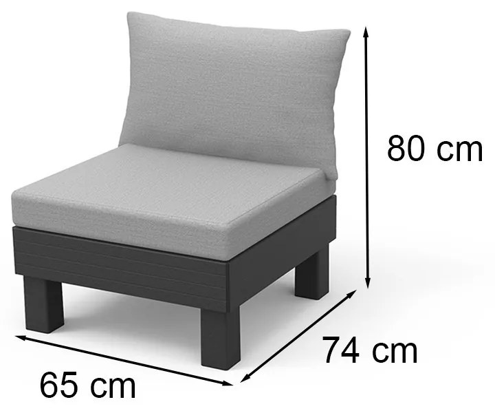 Elements 1 személyes kerti kanapé