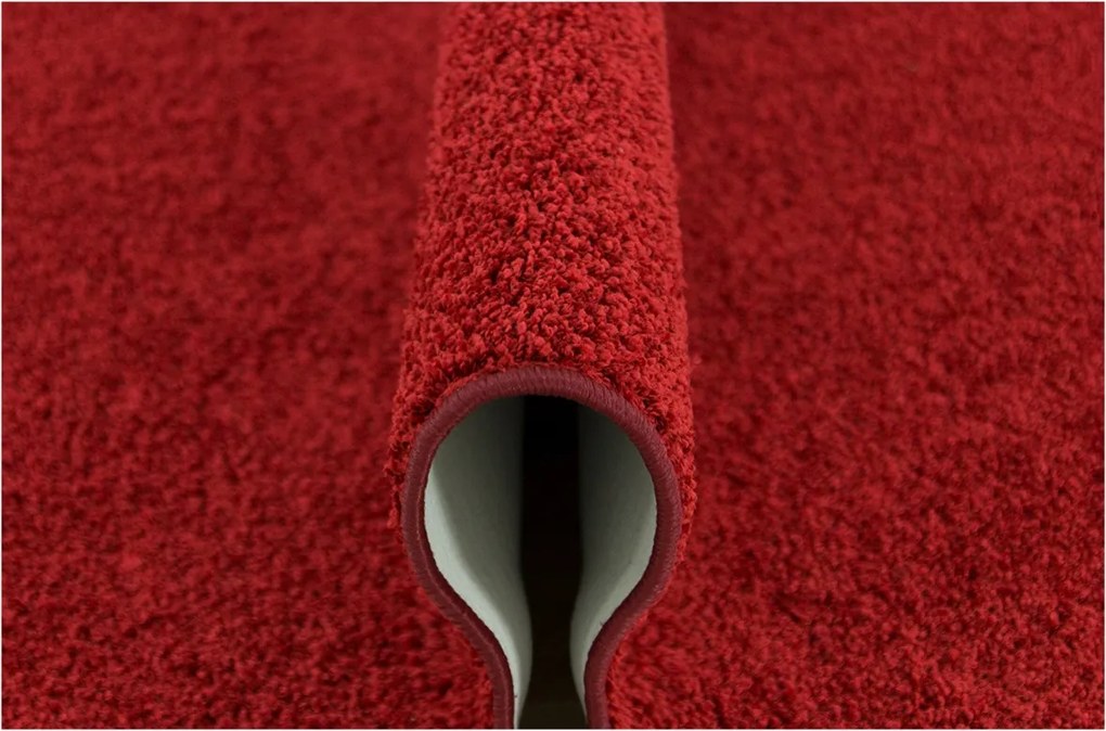 Piros Puha Divatos Szőnyeg Hálószoba Nappaliba Esküvőre Mabelie 250x300 cm