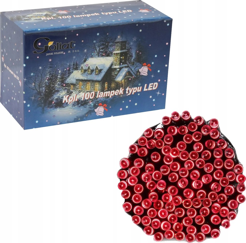 Jégcsap Függöny 100 Led Aljzat IP44 Piros