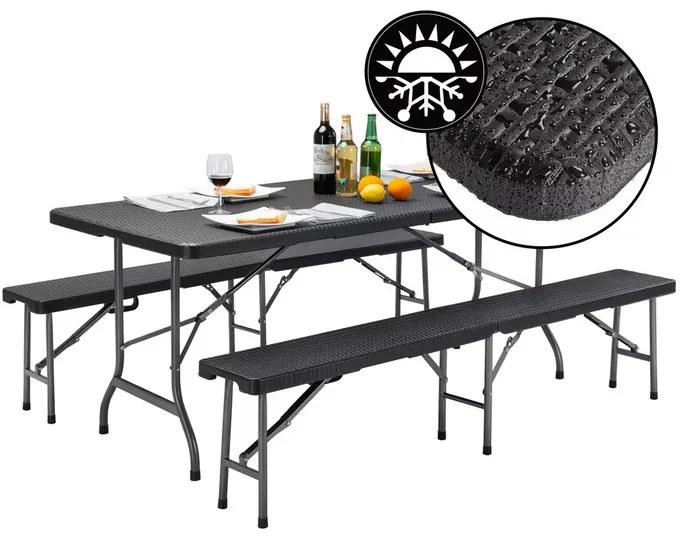 Deuba Malmö sörkészlet - fekete