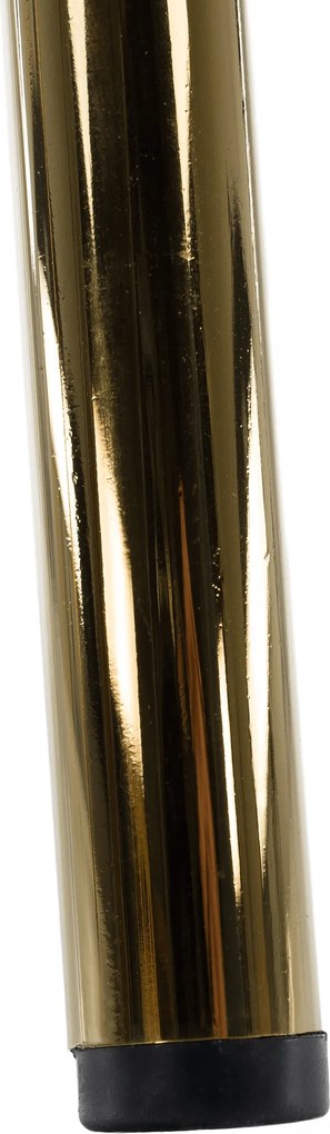 Design étkezőszék, fekete Velvet szövet/gold króm arany, DASMIN TYP 1