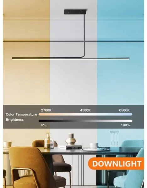 Immax NEO 07235L - LED Dimmelhető csillár rúdon LITE ASTA LED/28W/230V Tuya + távirányító