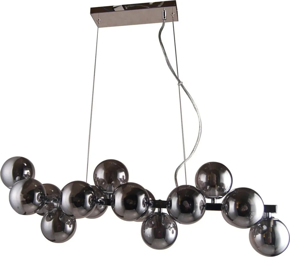 Italux MARBELIO PND-6161-16 CH+SM Függőlámpa 16x28W/G9 IP20