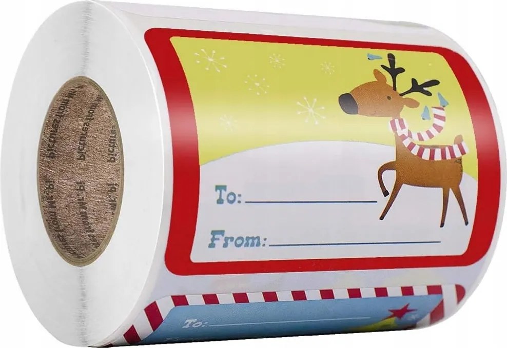 Ajándék matricák karácsonyi csomagok 6 címke minta szett 250db