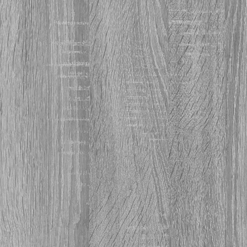 szürke sonoma színű szerelt fa TV-szekrény 120 x 40,5 x 35 cm