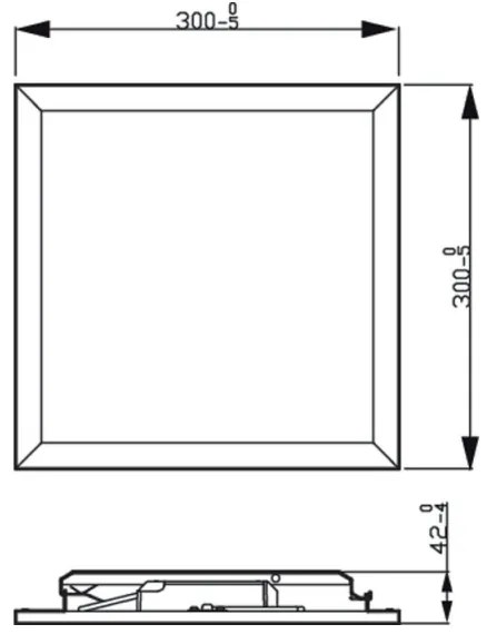 Philips - LED Dimmelhető mennyezeti lámpa SLIM SCENE SWITCH LED/12W/230V 2700K