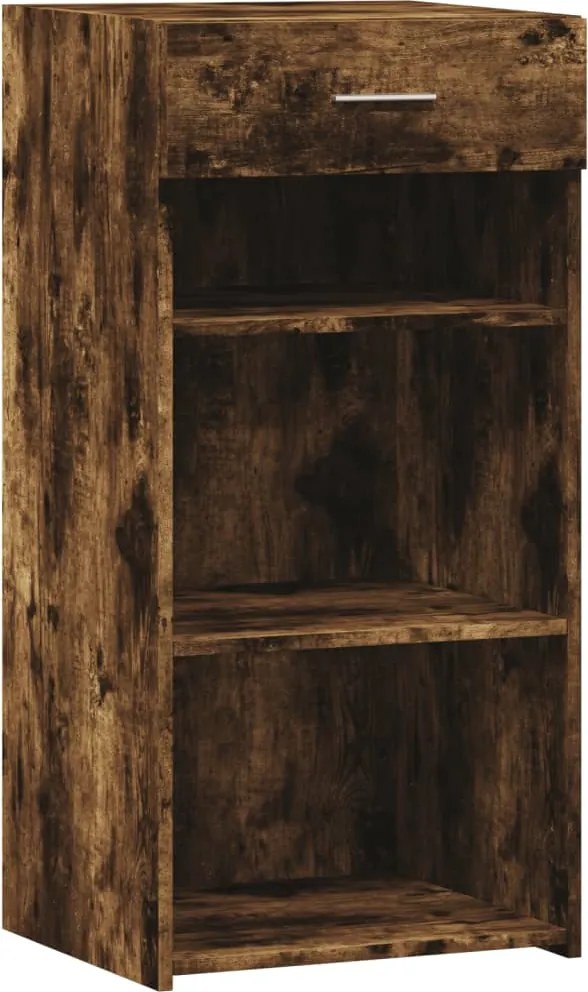 vidaXL füstös tölgy színű szerelt fa tálalószekrény 45 x 42,5 x 93 cm