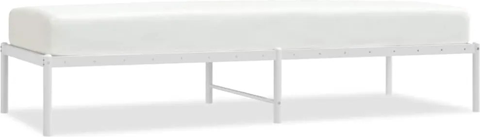 vidaXL fehér fém ágykeret 75 x 190 cm