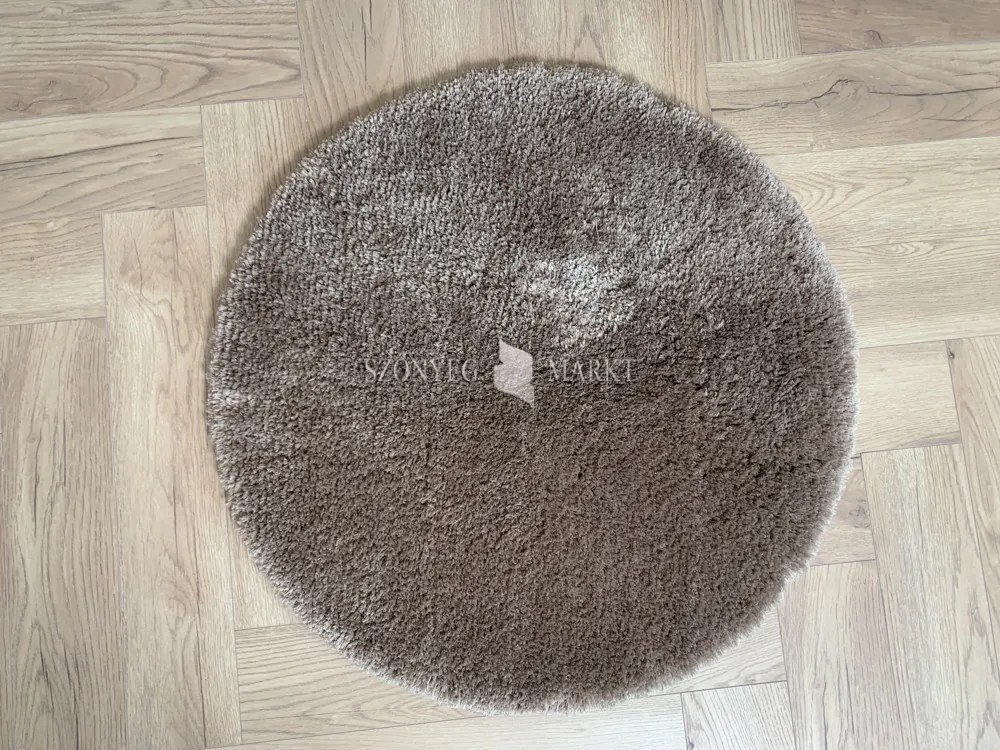 Scot 2320 kerek szőnyeg sötétbarna (dark brown)100x100