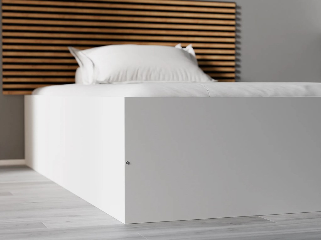 BELLA ágy 120x200 cm, fehér Ágyrács: Léces ágyrács, Matrac: Somnia matrac 18 cm