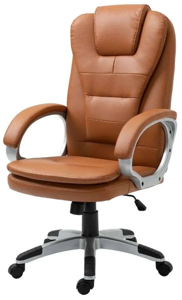 BipiLine Relax Ergonomikus Főnöki Forgószék - Irodai Szék - 01 - Barna