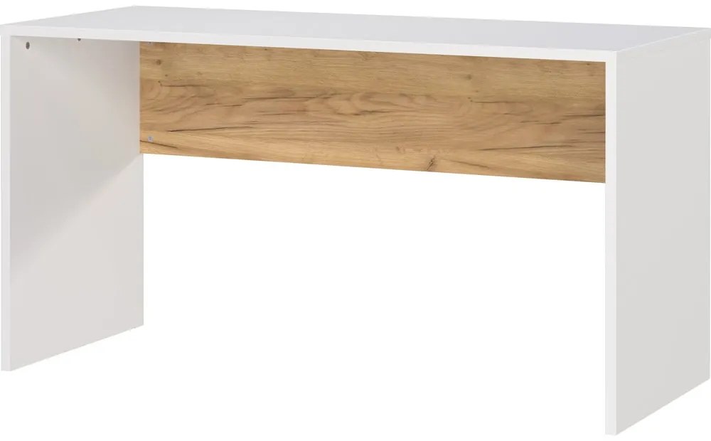 Íróasztal fehér asztallappal 60x140 cm Hasselt – Germania