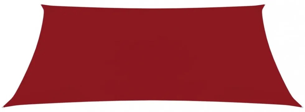 vidaXL piros téglalap alakú oxford-szövet napvitorla 2 x 4 m