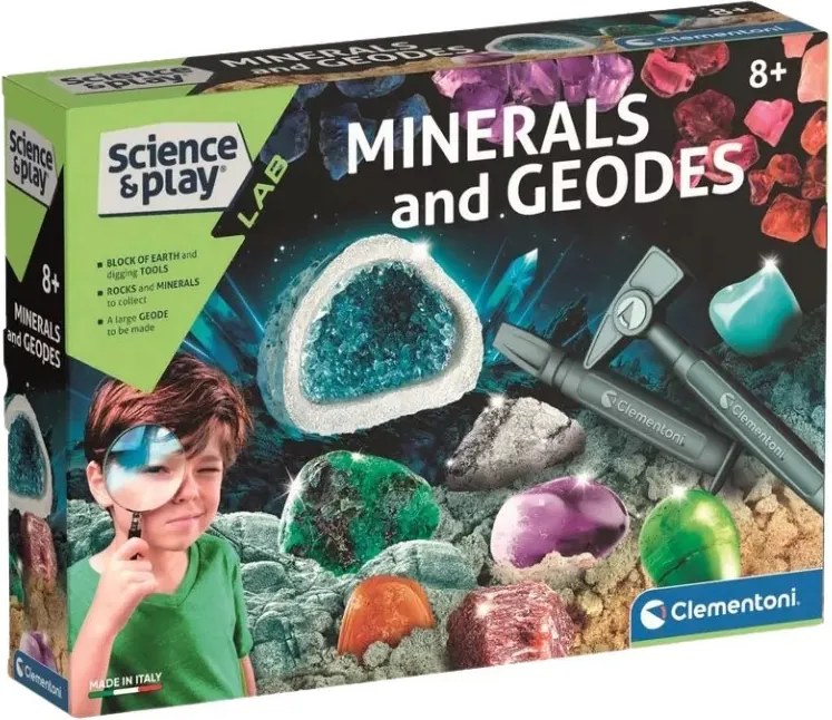 Ásványok és geódák Science tudományos szett Clementoni