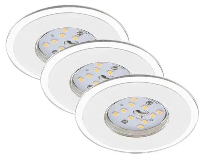 Briloner 7197-036-KÉSZLET 3x LED Dimmelhető fürdőszobai lámpa LED/4,5W/230V IP44