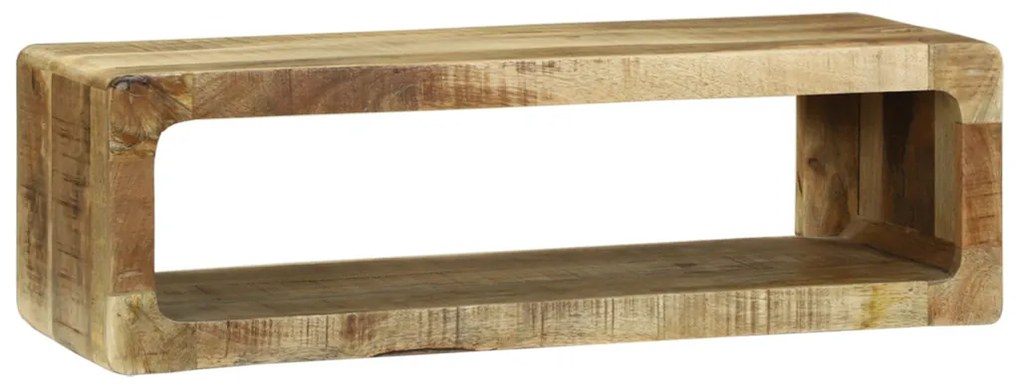TV szekrény 80x30x25 cm Tömör fa Durva mangó