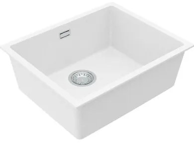 ALVEUS 1150051 - OMNI 55x45 cm gránit konyhai mosogató, fehér