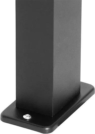 3 darabos intelligens kültéri állólámpa szett fekete 65cm IP44 Zigbee GU10-zel - Baleno