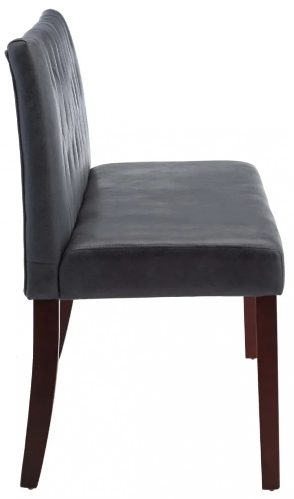 szürke művelúr pad 148,5 cm
