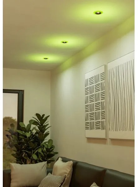 Eglo 901118- KÉSZLET 3xLED RGB Dimmelhető fürdőszobai lámpa CALONGE 3,8W/230V IP44 + + távirányító