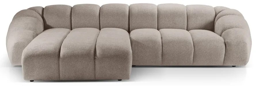 Bézs sarokkanapé (bal oldali) Diana – Micadoni