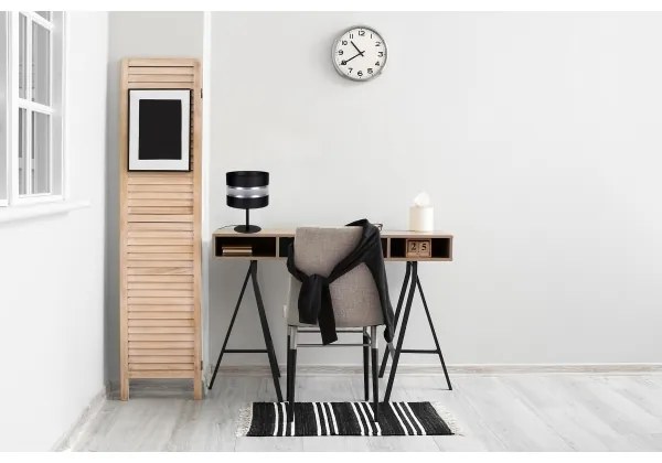 Asztali lámpa CORAL 1xE27/60W/230V fekete